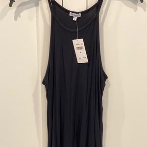 Splendid ribbed black tank top